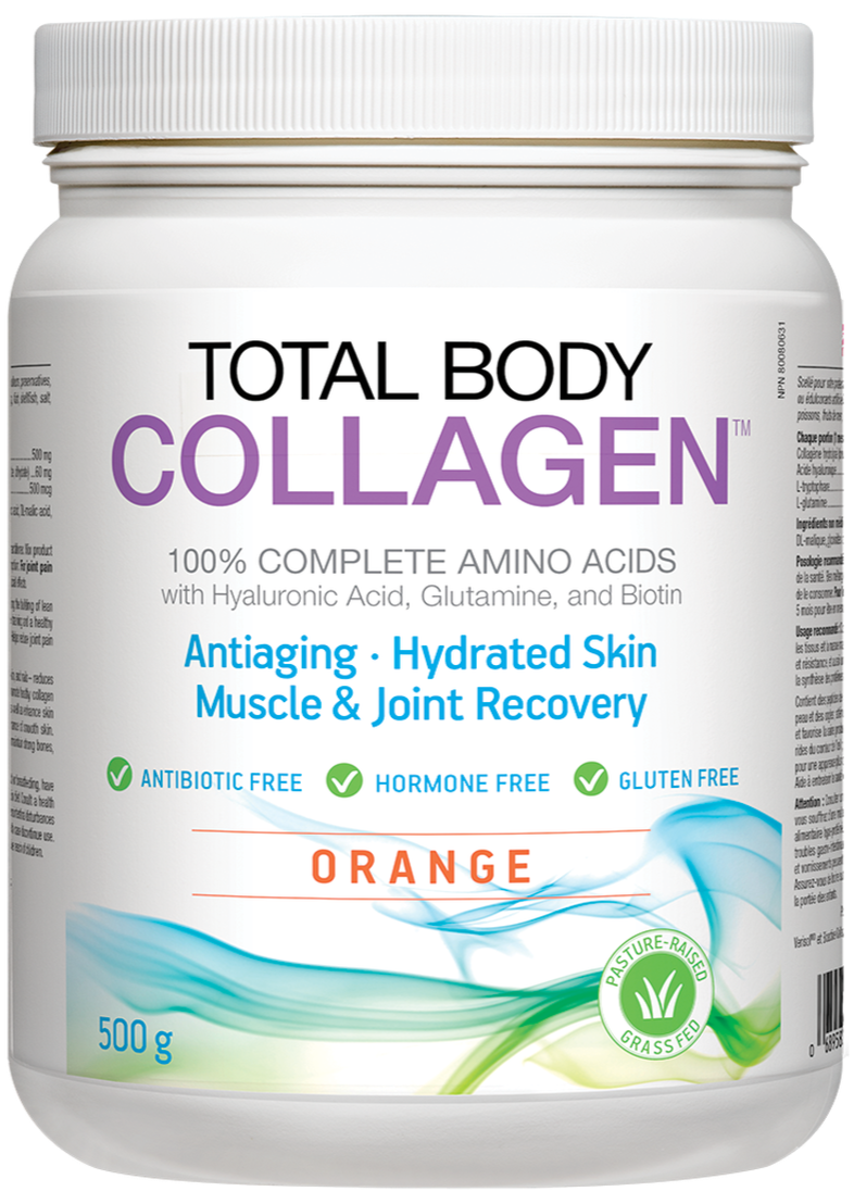 Natural Factors Total Body Collagen - Orange Flavour 500g