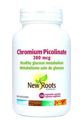 New Roots Chromium Picolinate 200 mcg 100s