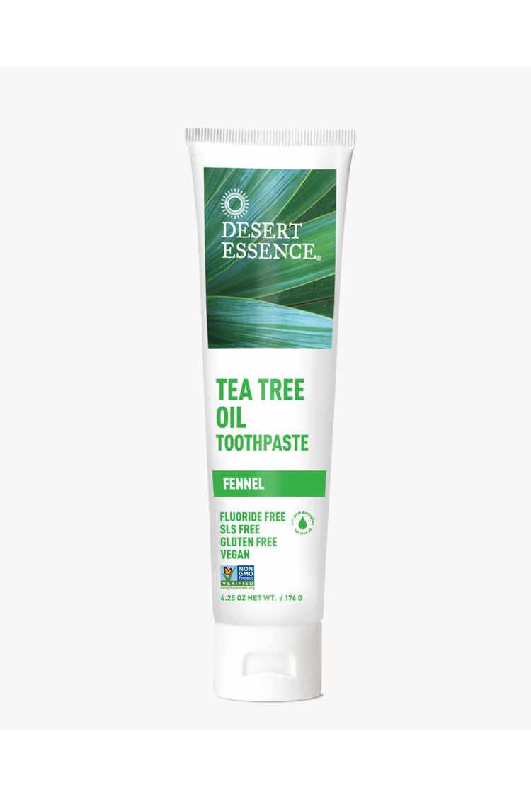 Desert Essence Tea Tree Oil Toothpaste Fennel 176g