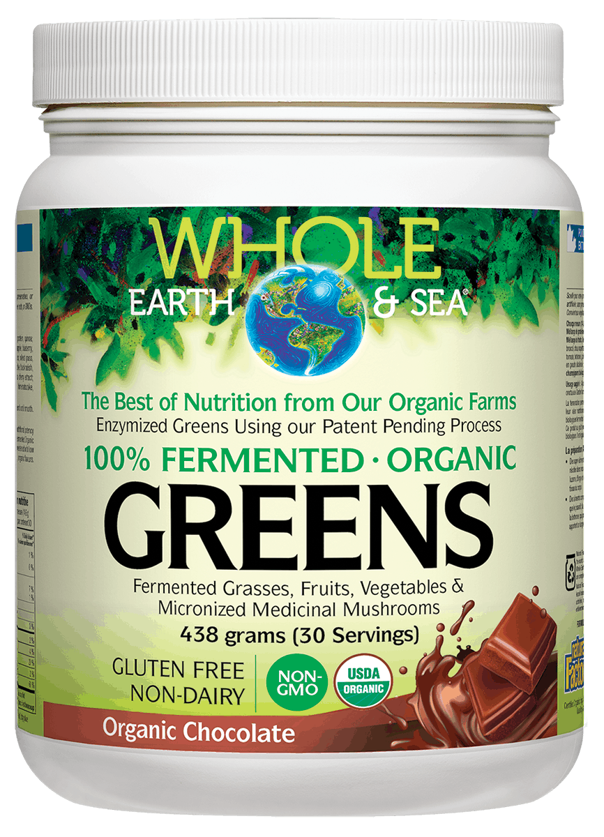 Whole Earth & Sea Organic Greens Chocolate 438g