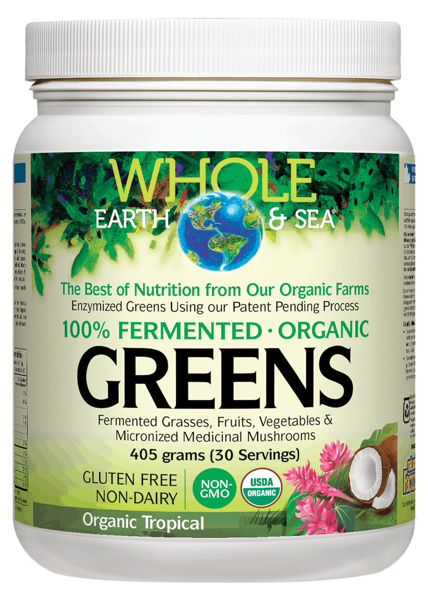Whole Earth & Sea Organic Greens Tropical 405g