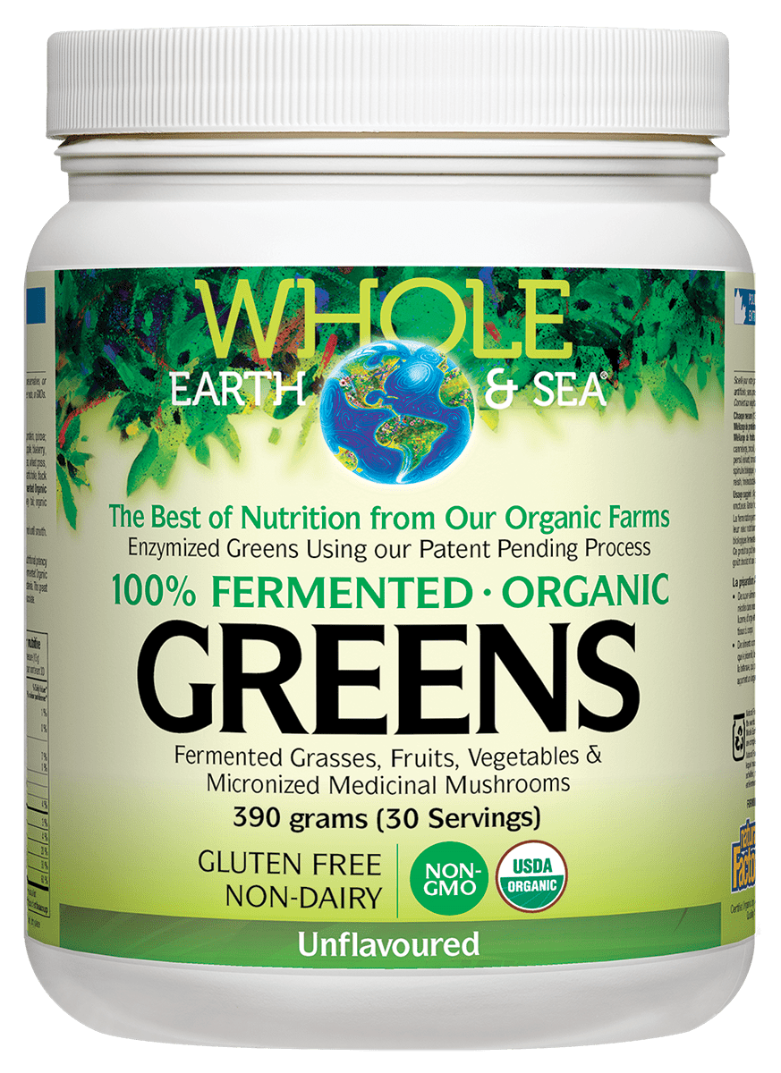 Whole Earth & Sea Organic Greens Unflavoured 390g