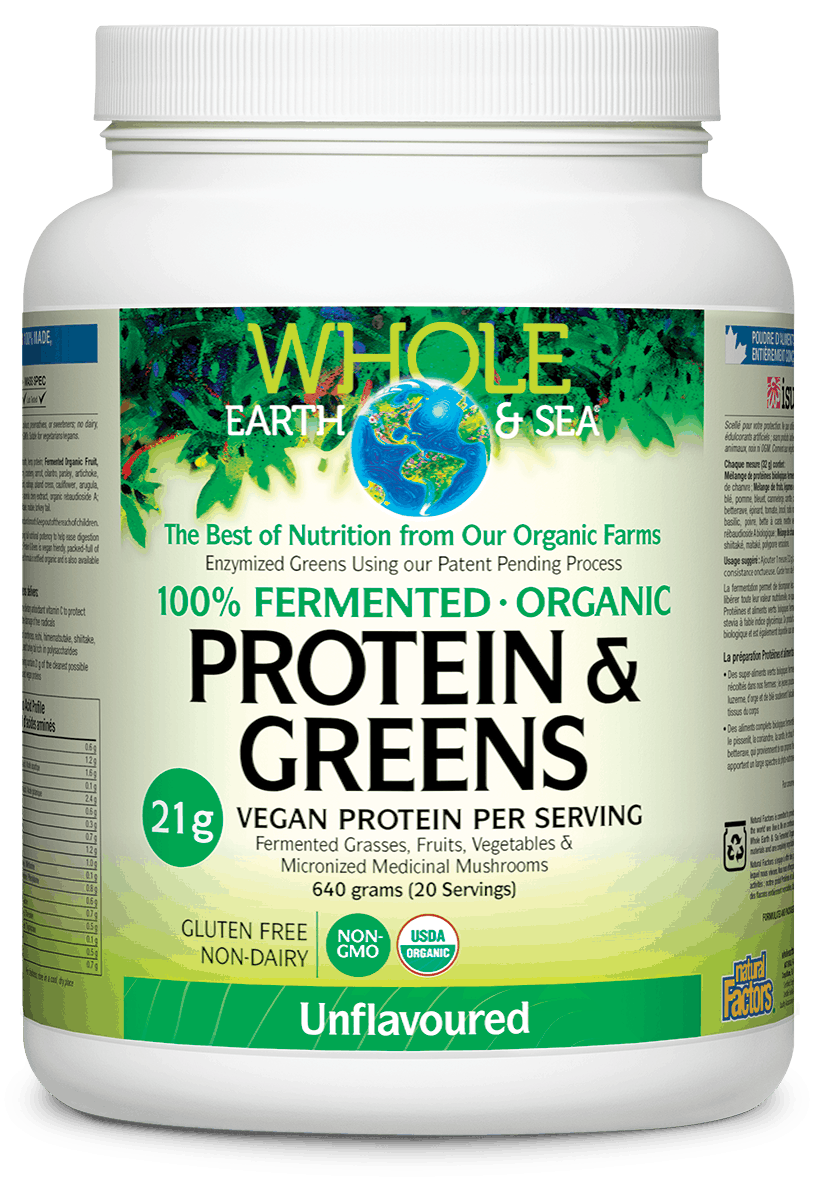 Whole Earth & Sea Organic Protein & Greens Unflavoured 640g