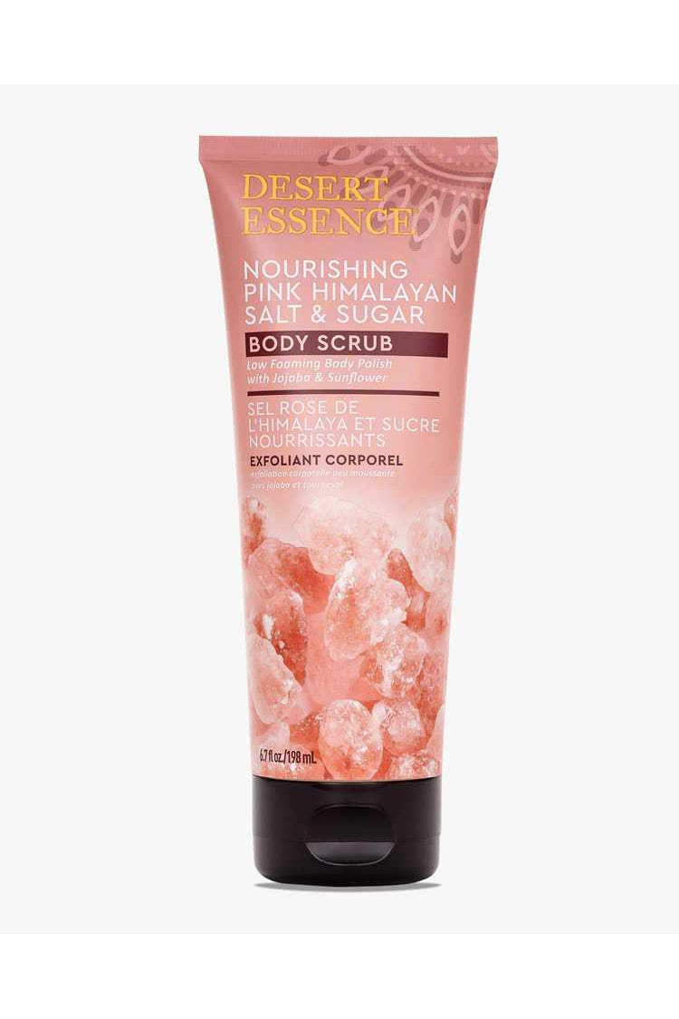 Desert Essence Nourishing Pink Himalayan Salt & Sugar Body Scrub 198ml