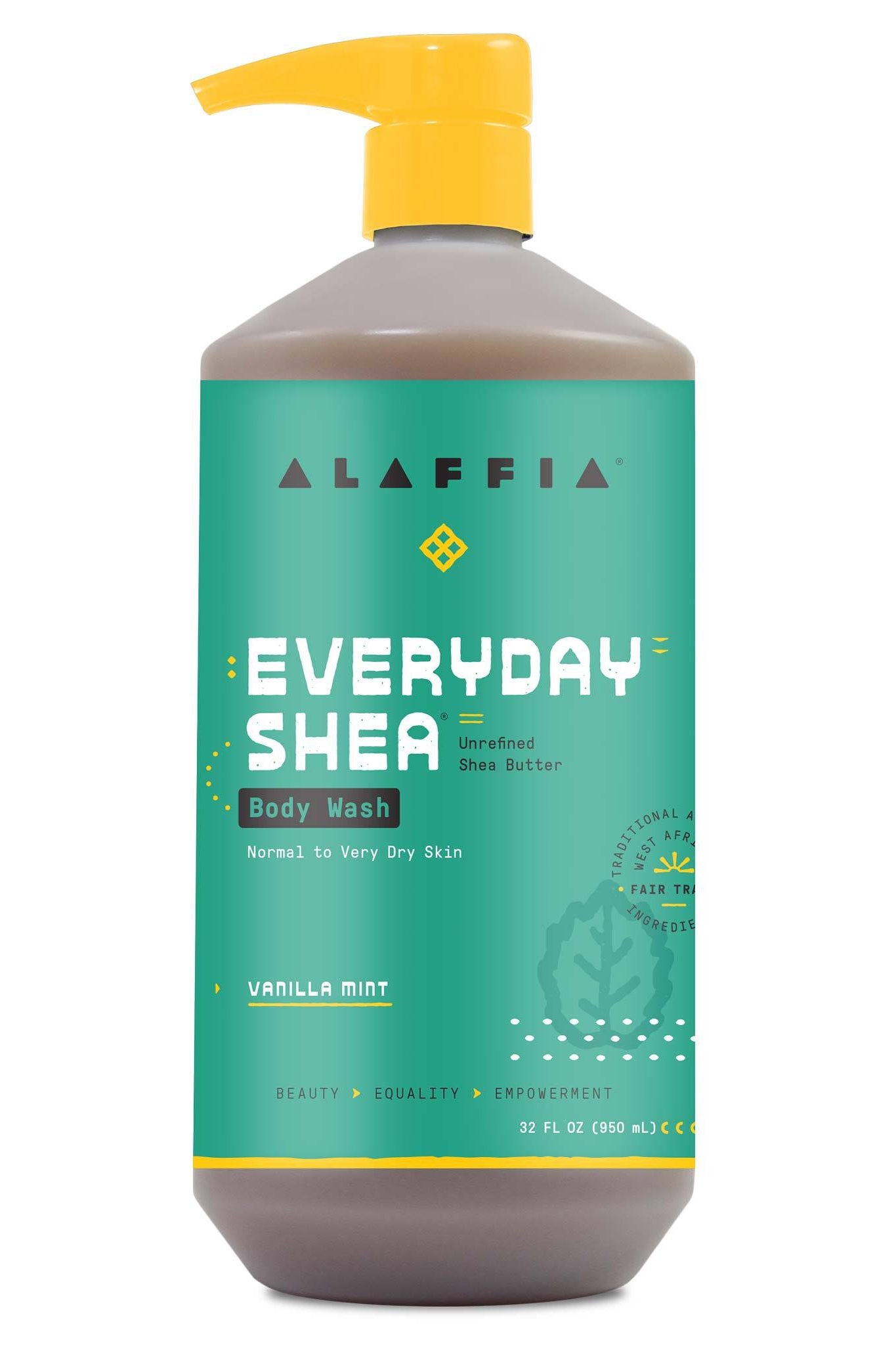 Alaffia Everyday Shea Body Wash - Vanilla Mint 950 ml