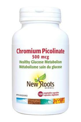 New Roots Chromium Picolinate 500 mcg 100s