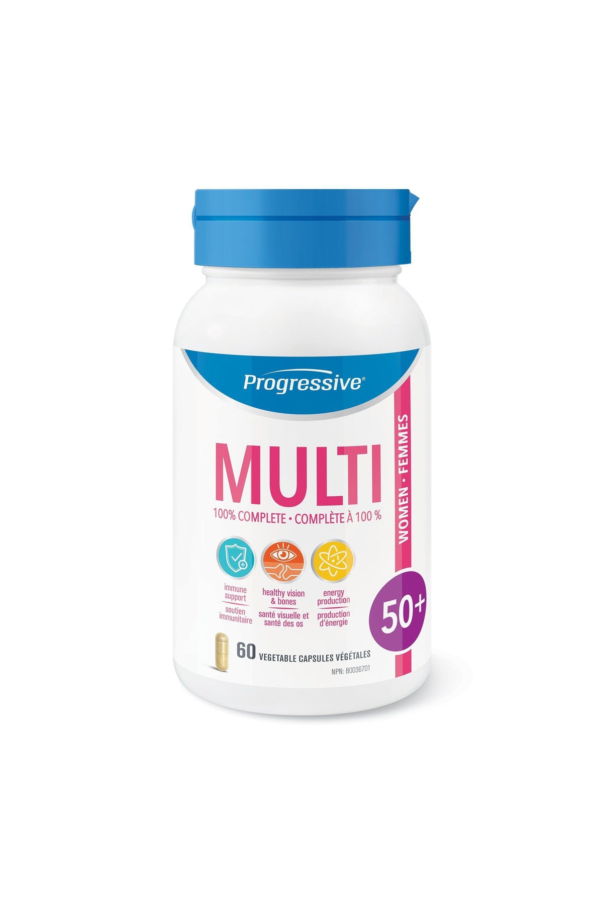 Progressive Multivitamin for Adult Women 50+ 60s
