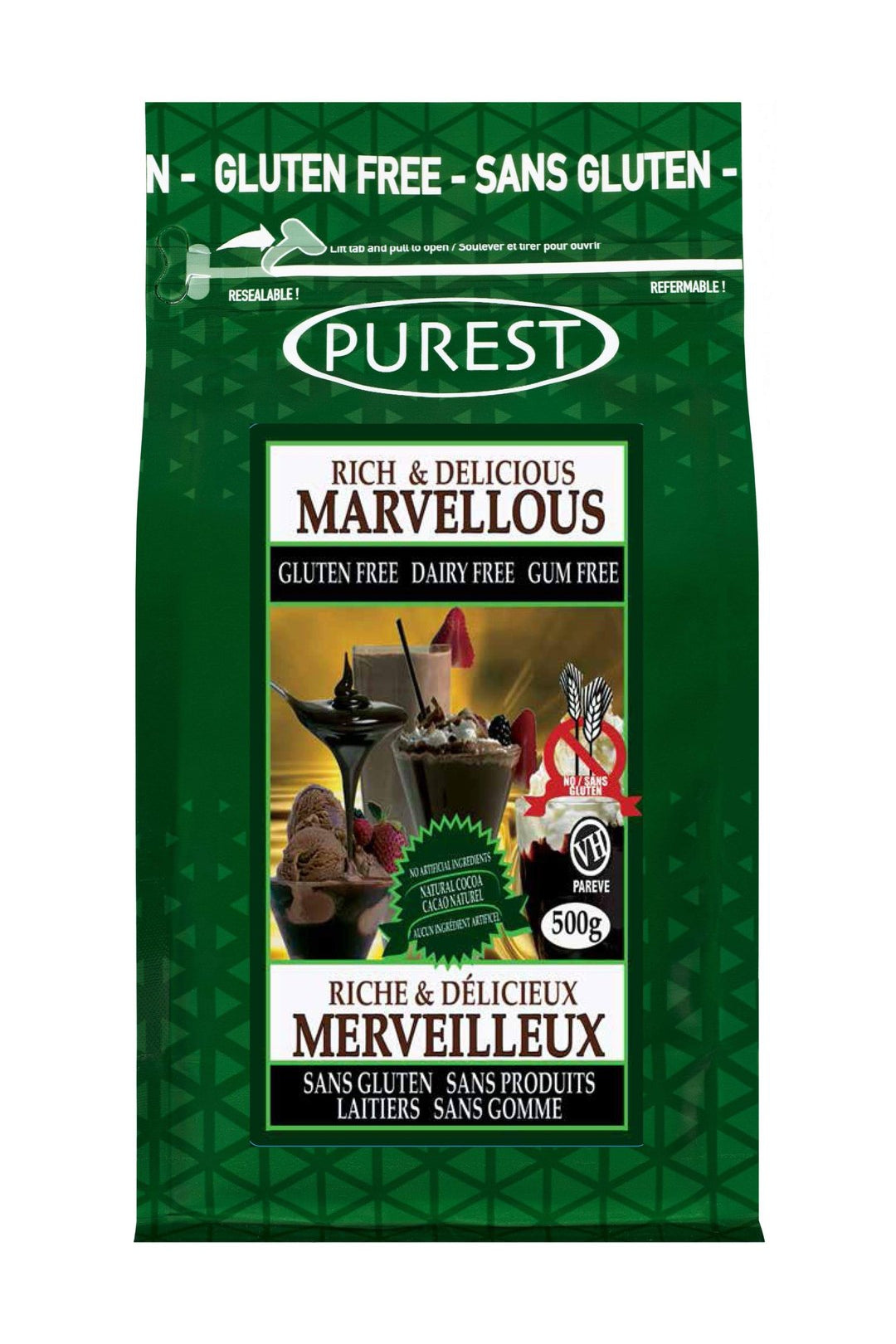 Purest GF Marvellous Cocoa Mix 500g