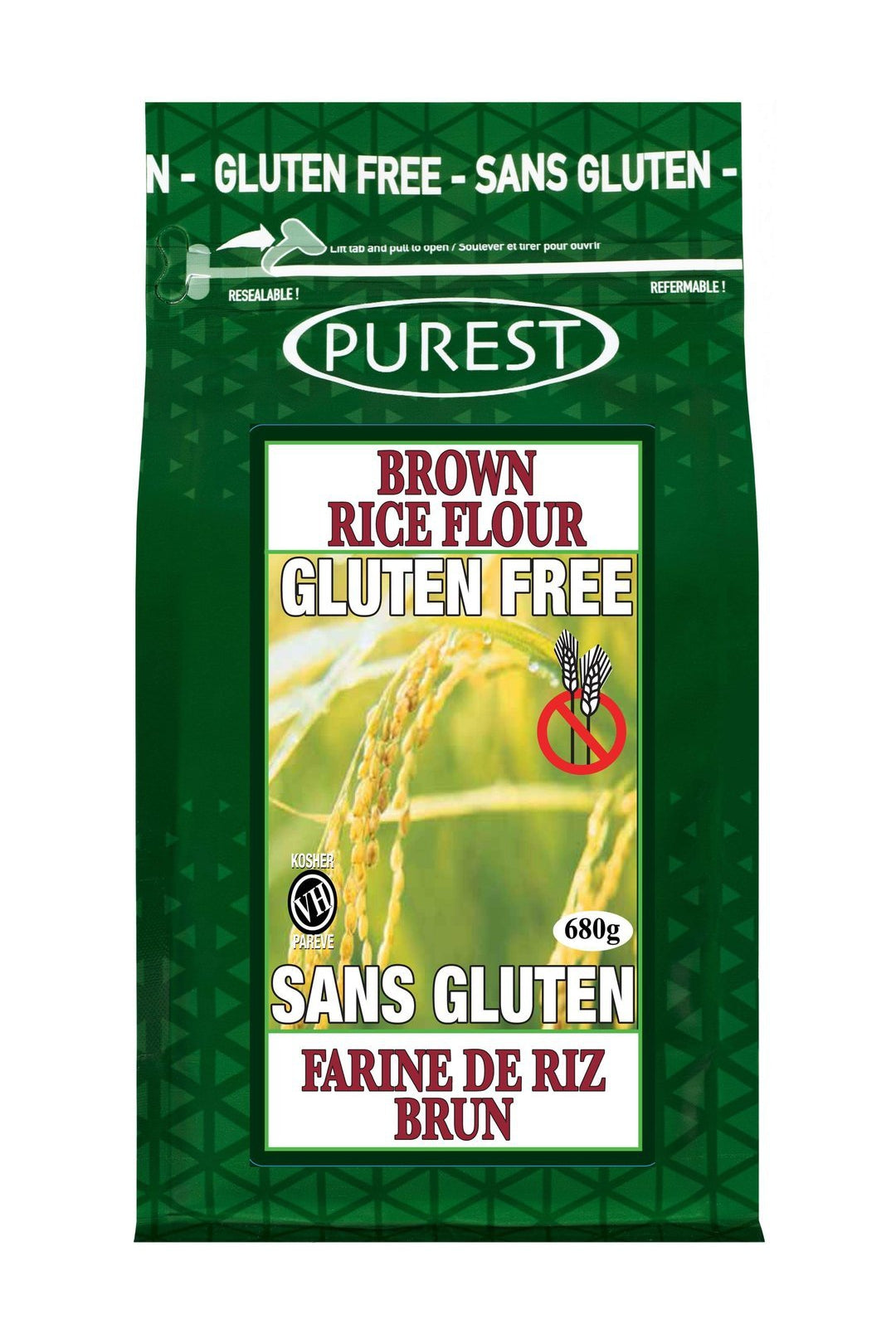 Purest Gluten-Free Brown Rice Flour 680g