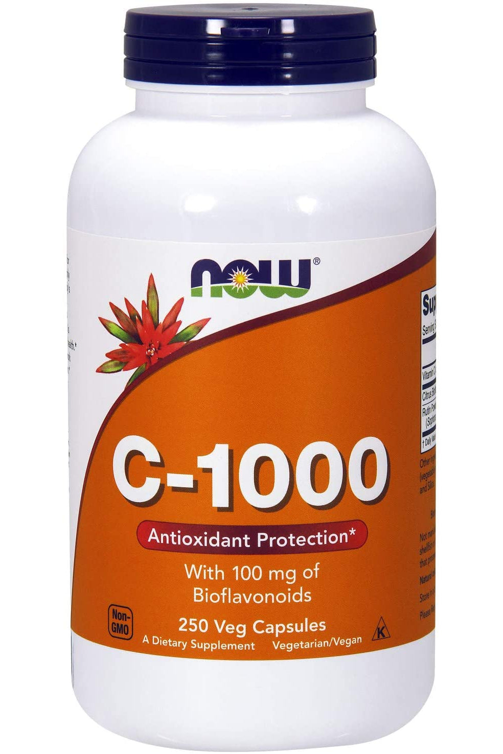 NOW C-1000 with 100mg Bioflavonoids 250s