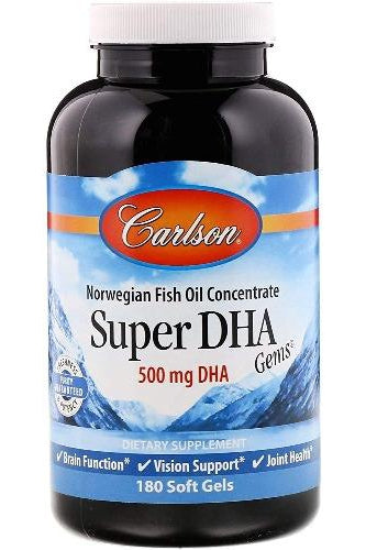 Carlson Super DHA 500mg 180s