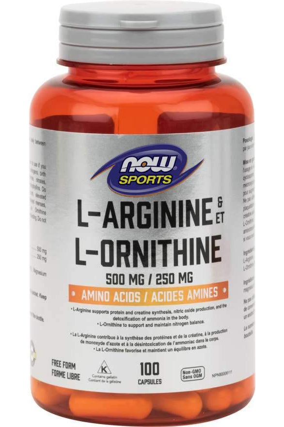 NOW Arginine & Ornithine 100s