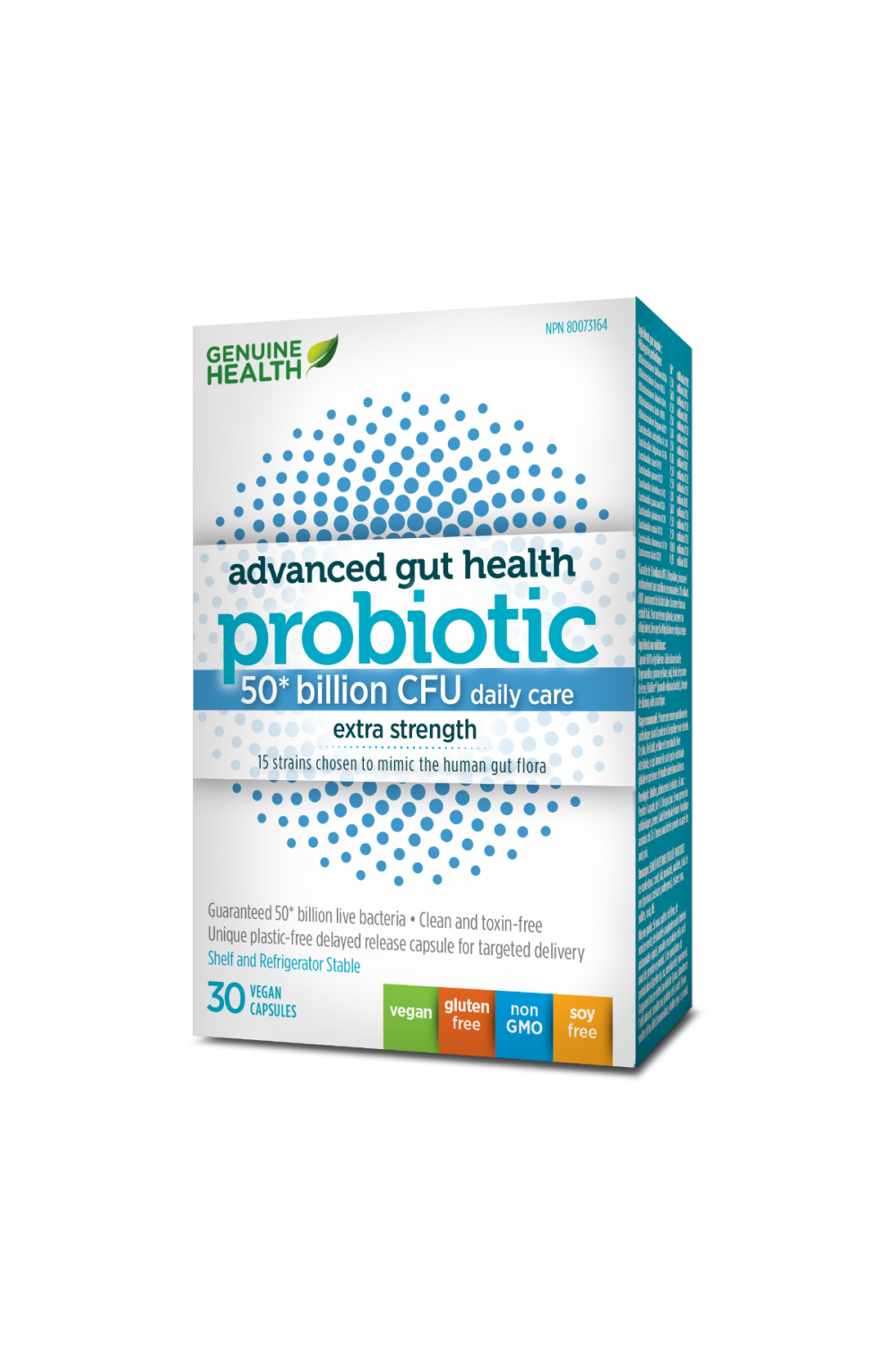 Genuine Health Advanced Gut Health Probiotic 50 Billion CFU 30s
