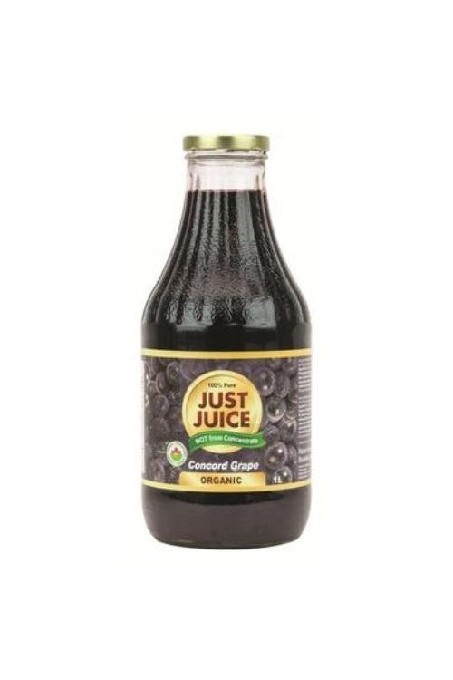 Just Juice Organic Concord Grape Juice 1L - Fiddleheads Health and