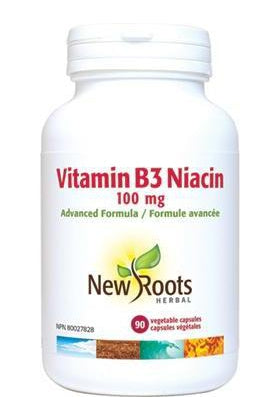 New Roots B3 Niacin 100 mg 90s
