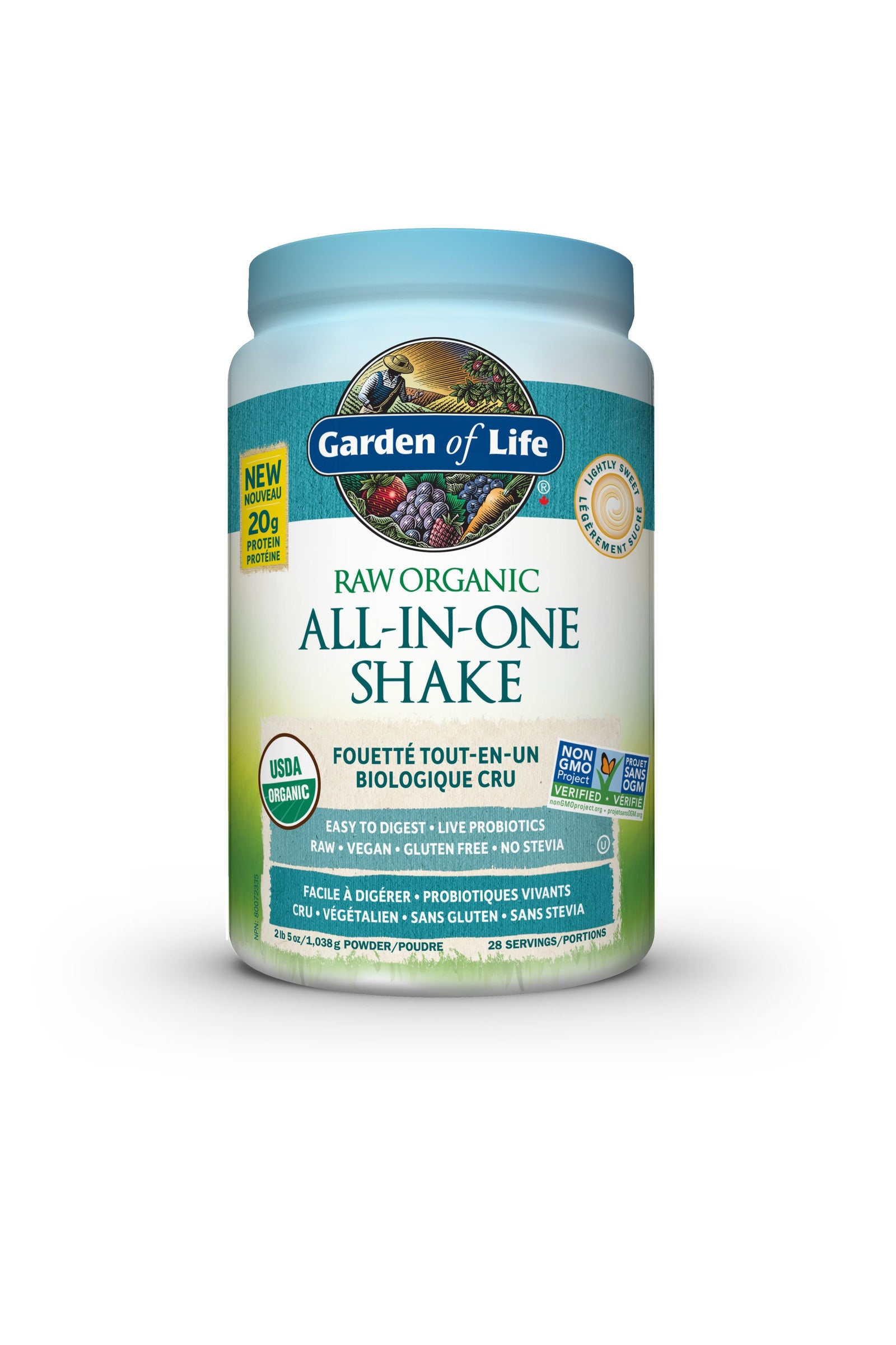 Garden of Life All-In-One Shake Lightly Sweet 1038g
