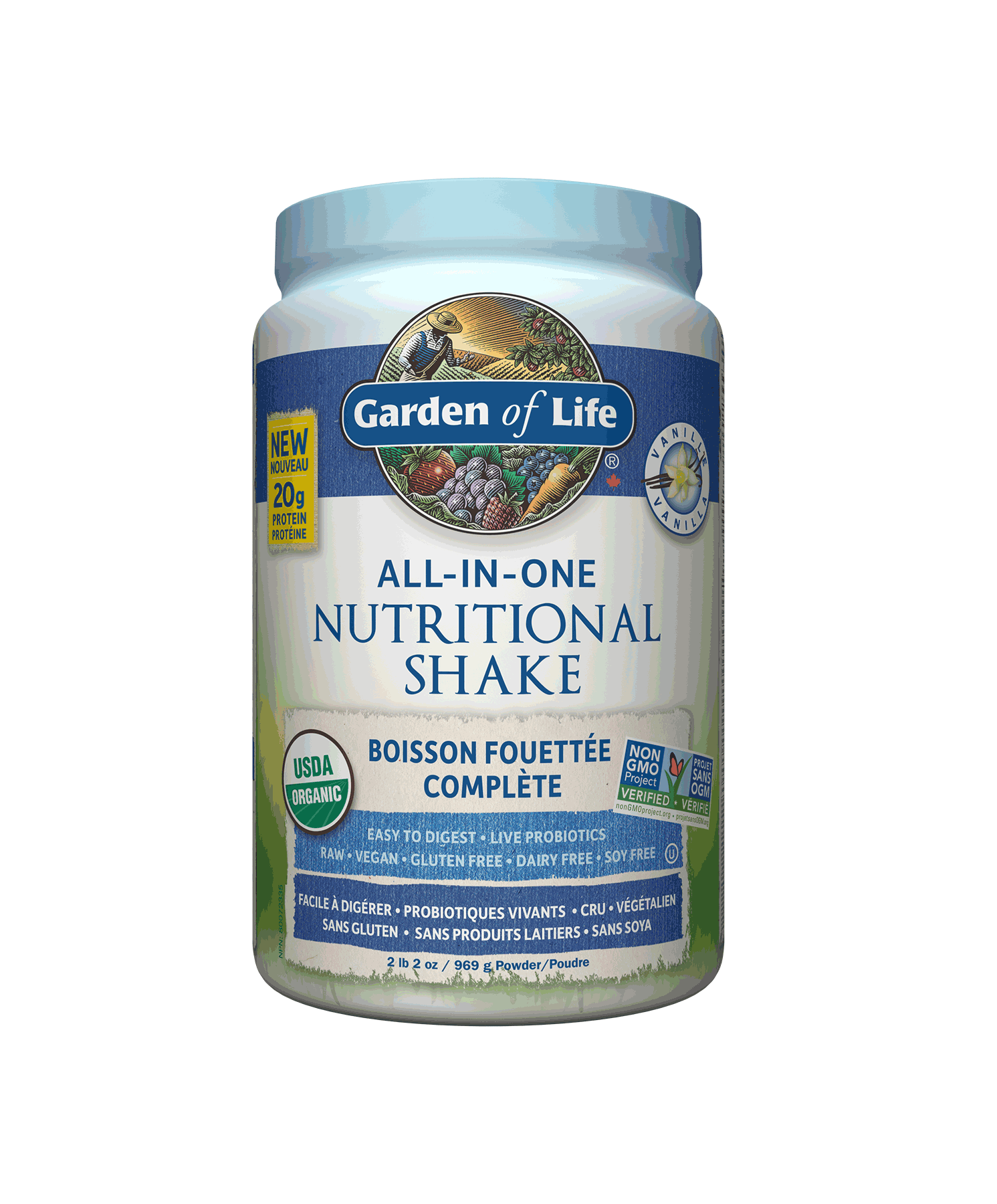 Garden of Life All-In-One Nutritional Shake Vanilla 969g
