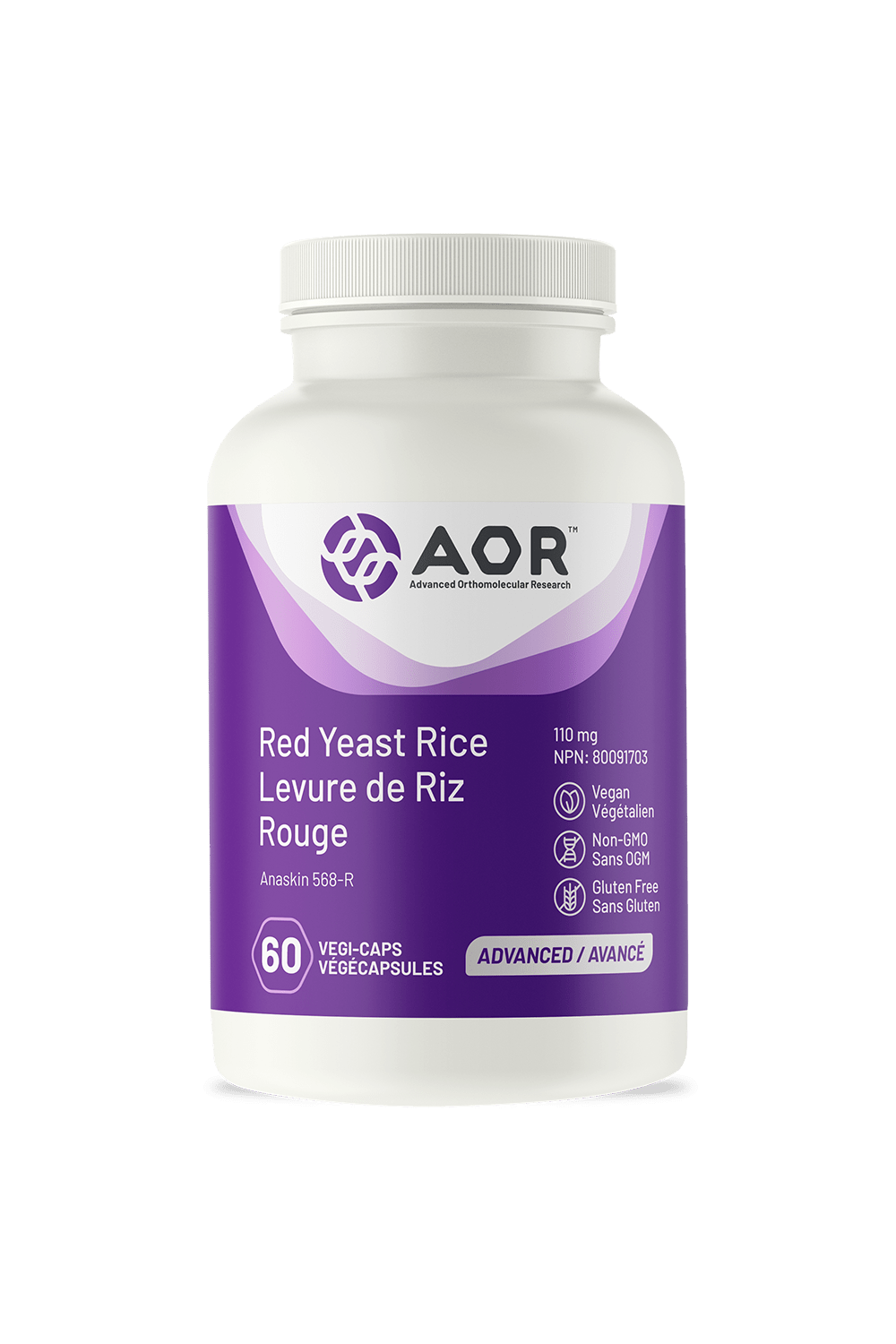 AOR Red Yeast Rice 60s