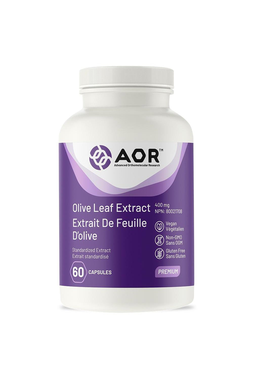 AOR Olive Leaf Extract 60s
