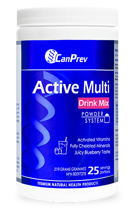 CanPrev Active Multi Drink Juicy Blueberry 219g