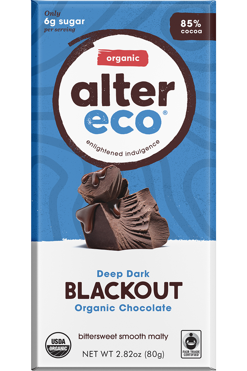 Alter Eco Dark Blackout Bar 80g