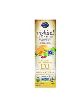 Garden of Life mykind Organics Vegan D3 Organic Spray Vanilla 58ml