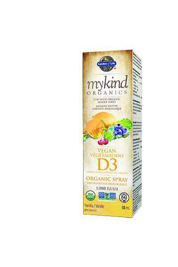 Garden of Life mykind Organics Vegan D3 Organic Spray Vanilla 58ml
