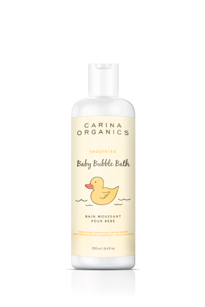 Carina Organics Baby Bubble Bath Unscented 250ml
