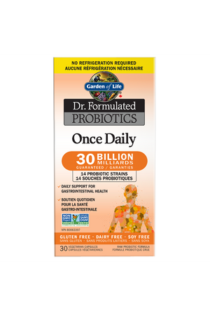 Garden of Life Dr. Formulated Probiotics Once Daily 30 Billion CFU Shelf-Stable 30s