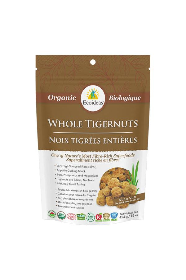 Ecoideas Organic Fair Trade Whole Tigernuts 454g