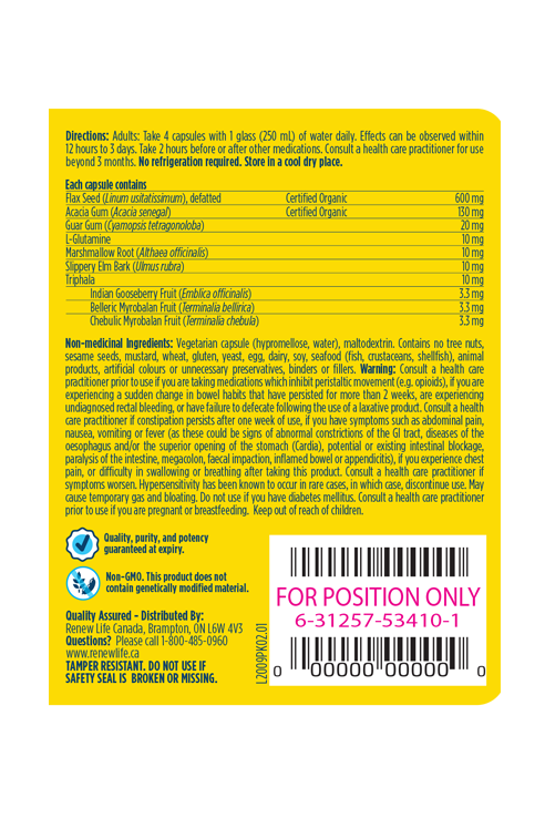 RenewLife FibreSMART® Capsules