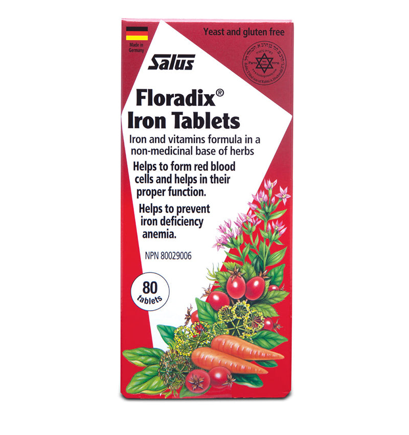 Salus Floradix Iron Tablets 80s