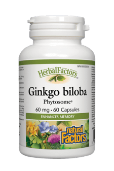Natural Factors Ginkgo biloba Phytosome 60s
