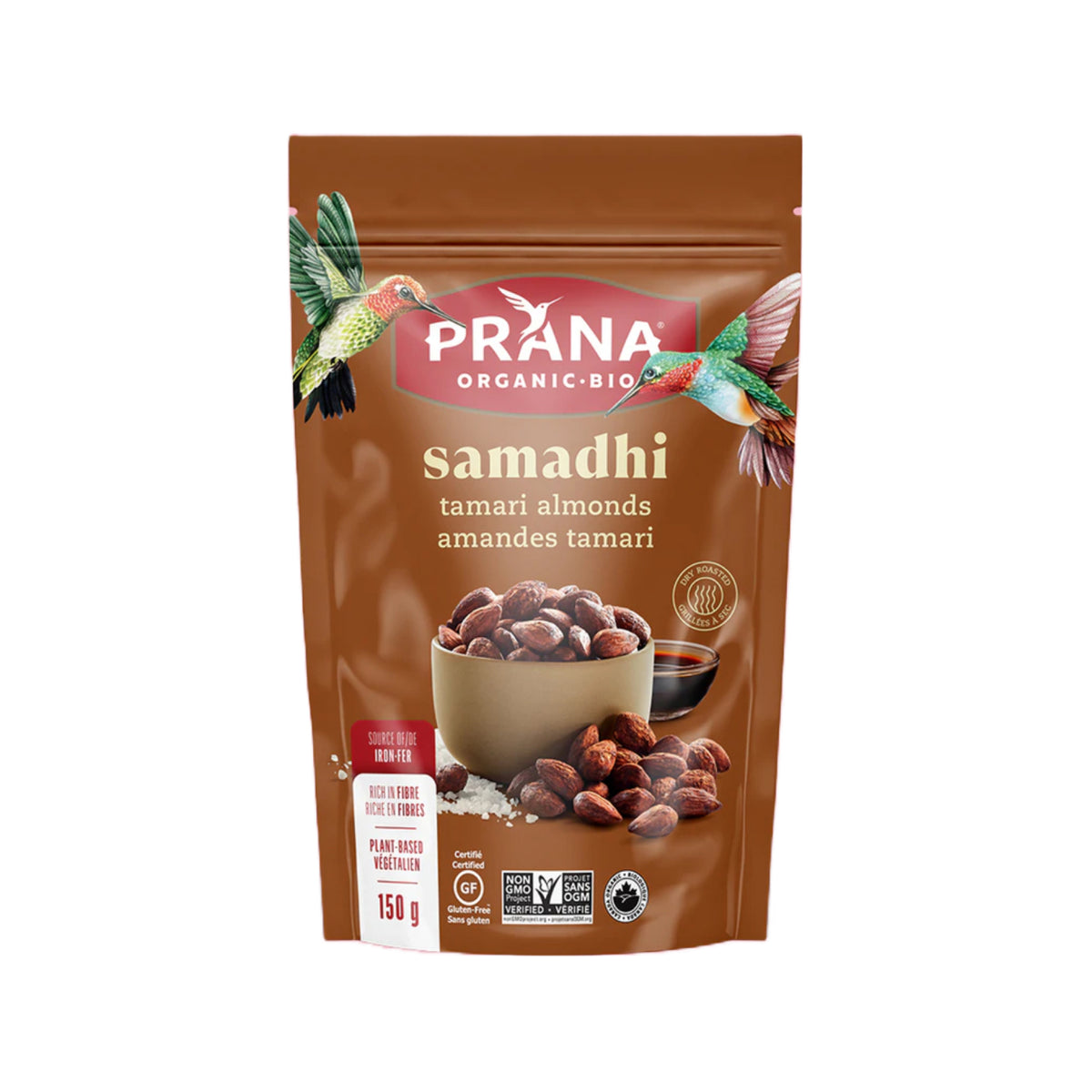 Prana Samadhi Gluten Free Tamari Almonds 150g