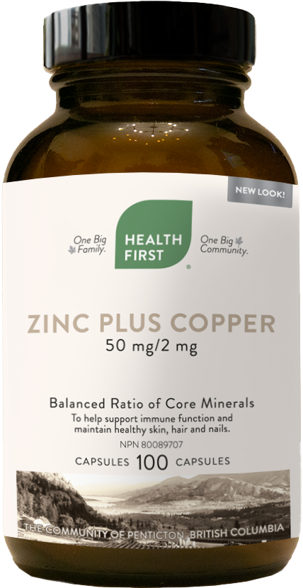 Health First Zinc Plus Copper 100s