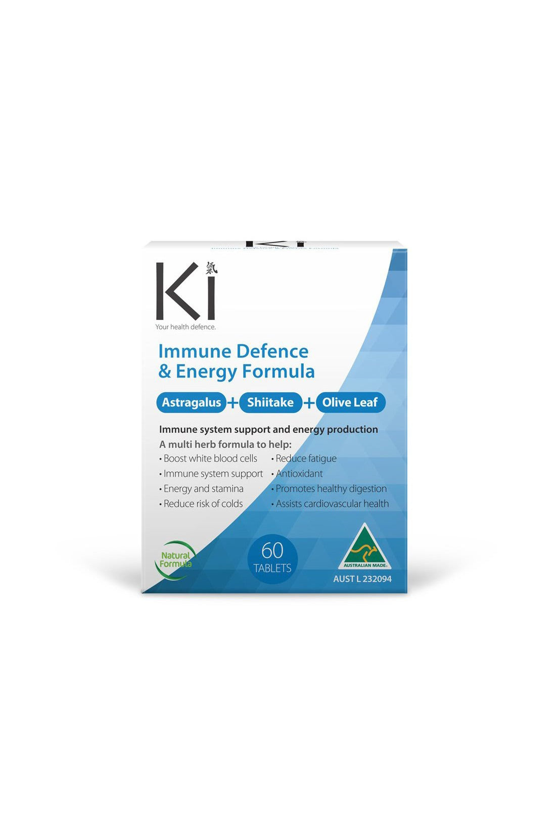 Martin & Pleasance Ki Immune Defence & Energy Formula 60s