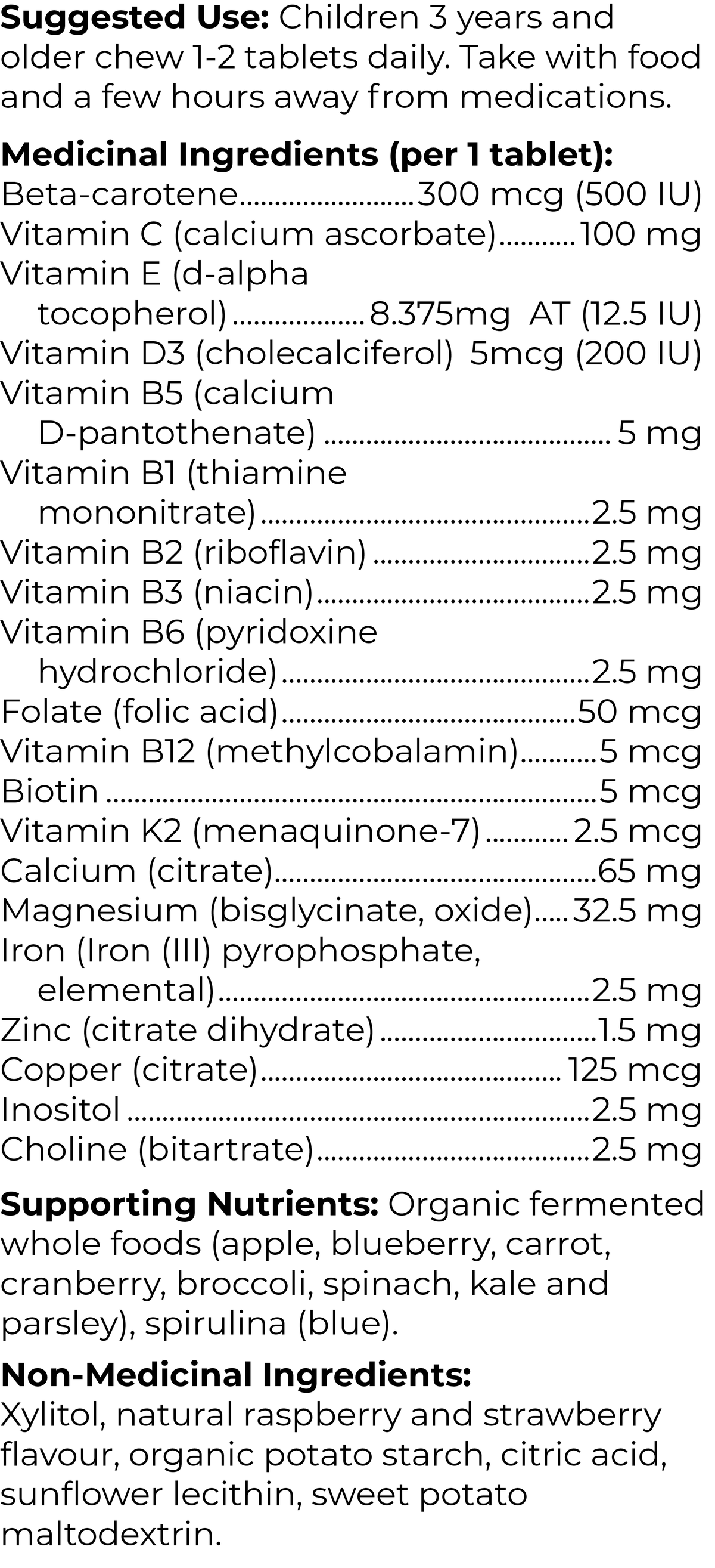 Kidstar MultiNutrient Chewable 60s