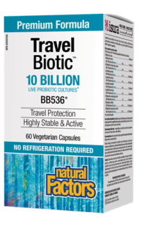 Natural Factors Travel Biotic 10 Billion CFU 60s
