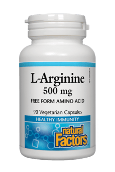 Natural Factors L-Arginine 500 mg 90s