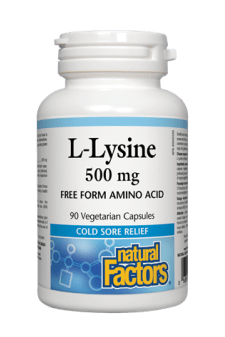 Natural Factors L-Lysine 500 mg 90s