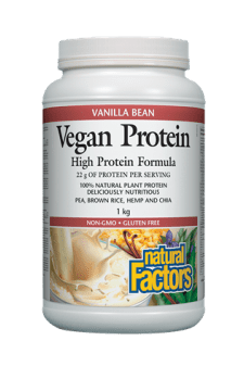 Natural Factors Vegan Protein Vanilla 1kg
