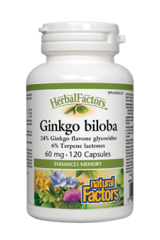 Natural Factors Gingko Biloba 120s