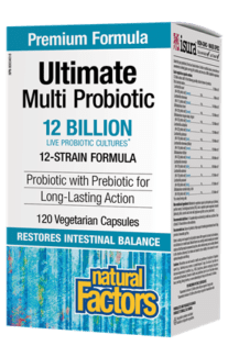 Natural Factors Ultimate Multi Probiotic 12 Billion CFU 120s