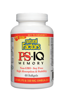 Natural Factors PS IQ Memory 60s