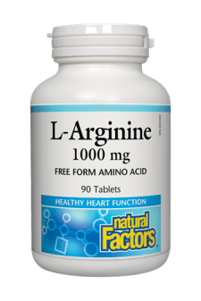 Natural Factors L-Arginine 1000mg 90s