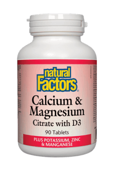 Natural Factors Calcium & Magnesium with D3 90s