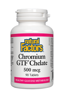 Natural Factors Chromium GTF 500 mcg 90s
