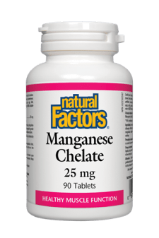Natural Factors Manganese Chelate 90s