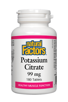 Natural Factors Potassium Citrate 99mg 180s