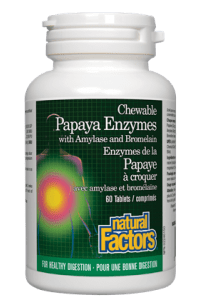Natural Factors Papaya Enzymes 60s